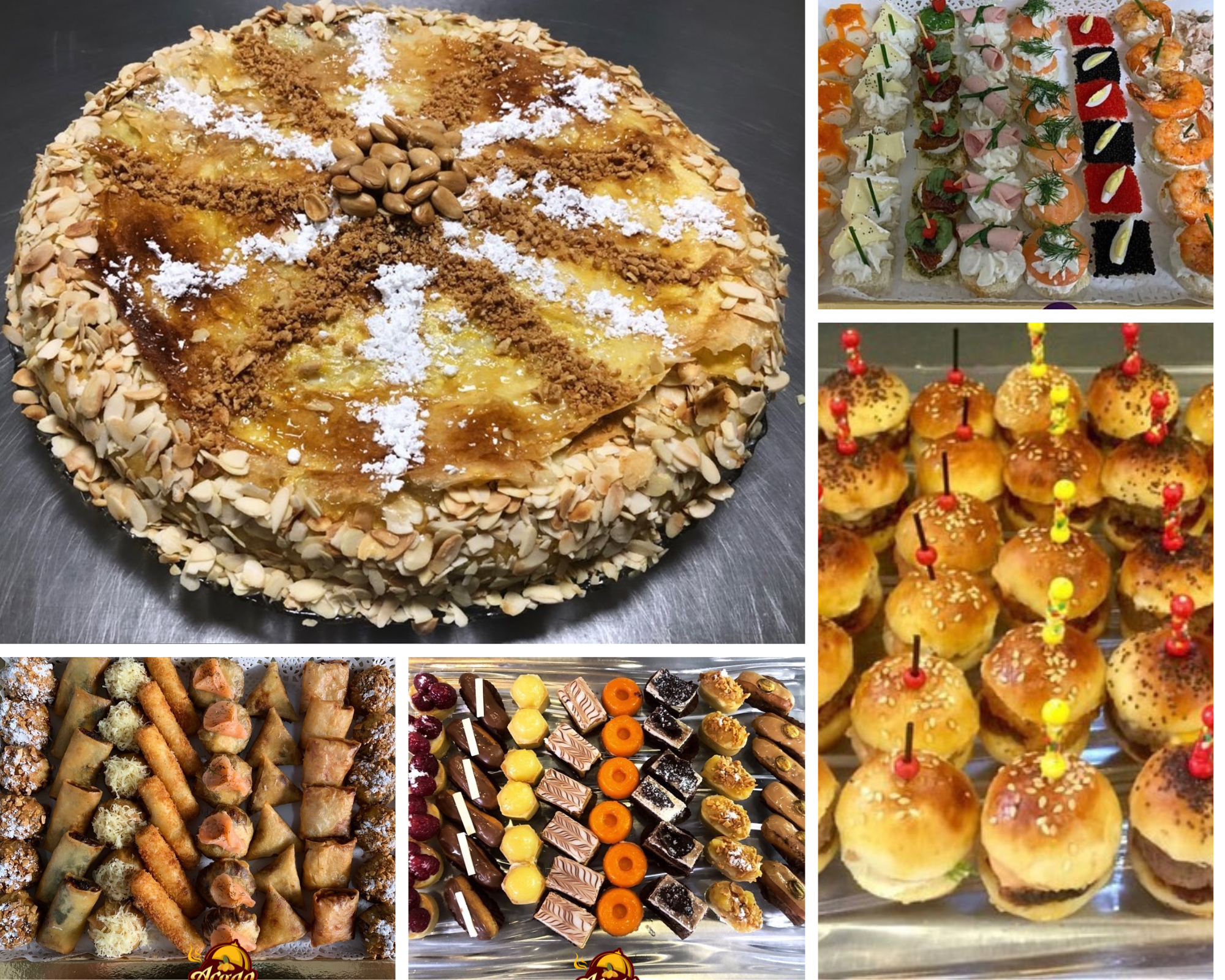 Colorful Modern Food Photo Collage